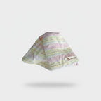 Striped Pastel Hair Claw Clip With Bow