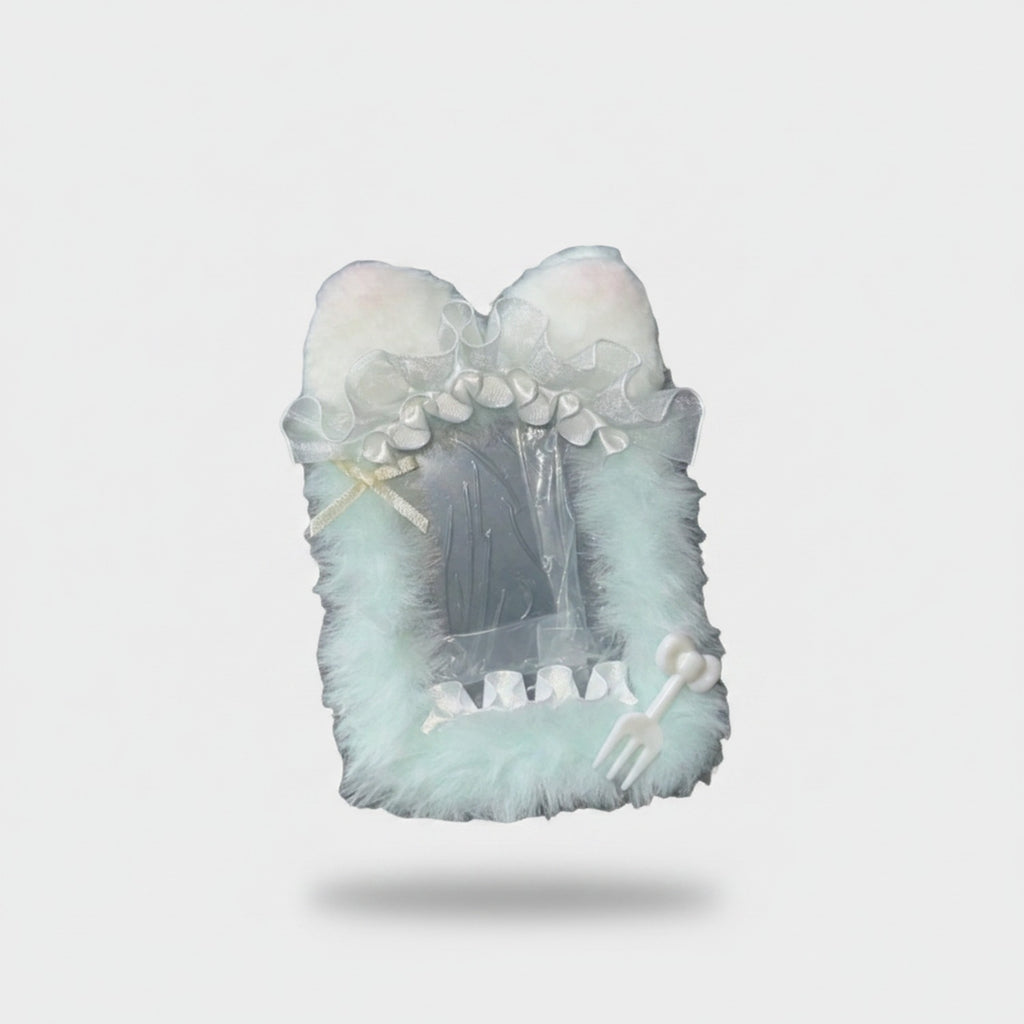 Fluffy Angel Wing Pearl Phone Charm Strap
