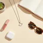 Silver Planet Pendant Chain Necklace