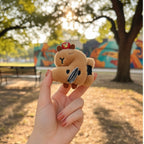 Cute Bear Plush Hair Claw Clip