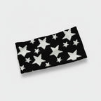 Black Star Knit Headband Wrap