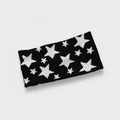 Star Knit Headband Wrap - Black