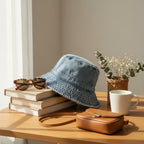 Light Wash Denim Bucket Hat