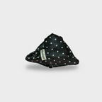 Black Polka Dot Velvet Hair Claw Clip