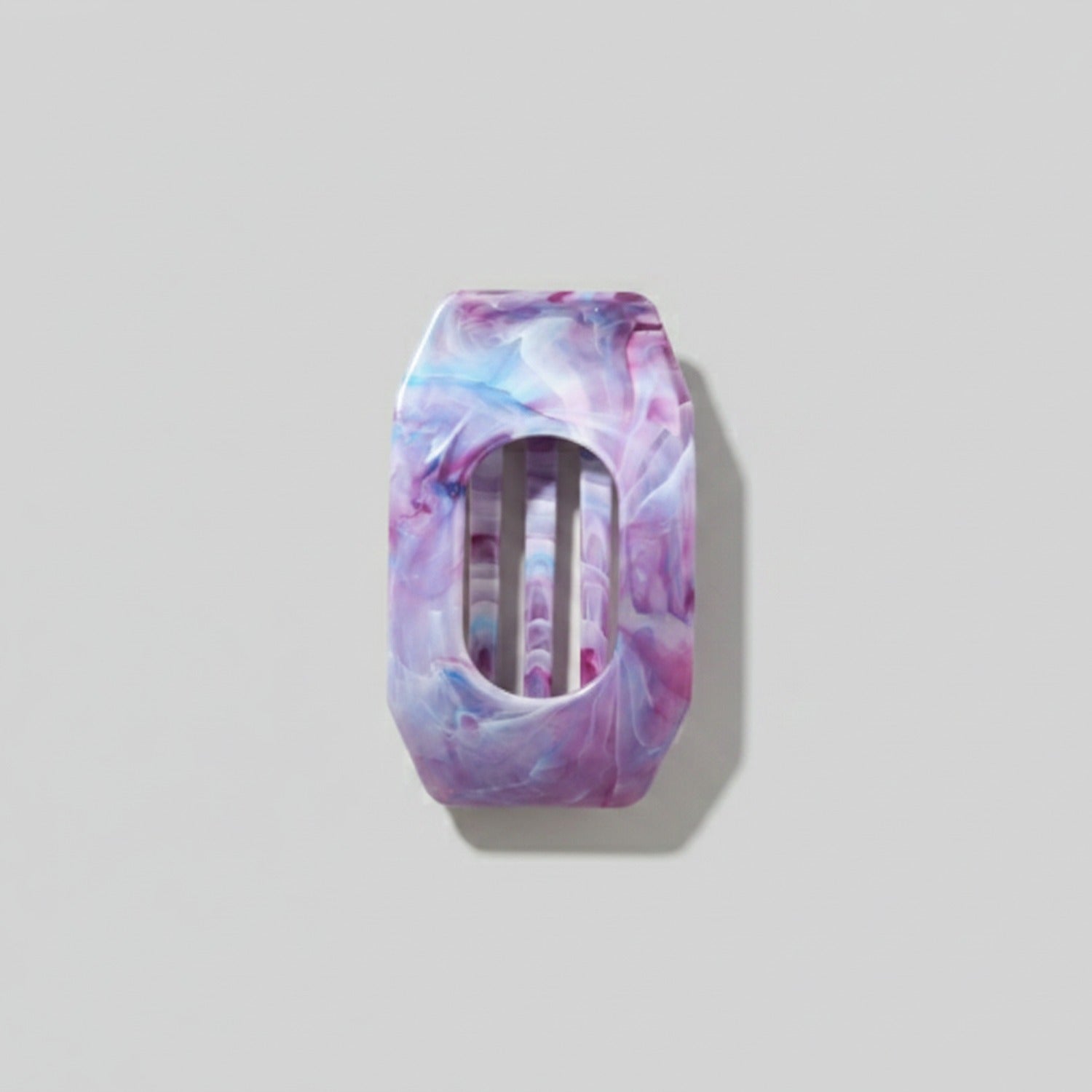 Pink Marble Hair Claw Clip