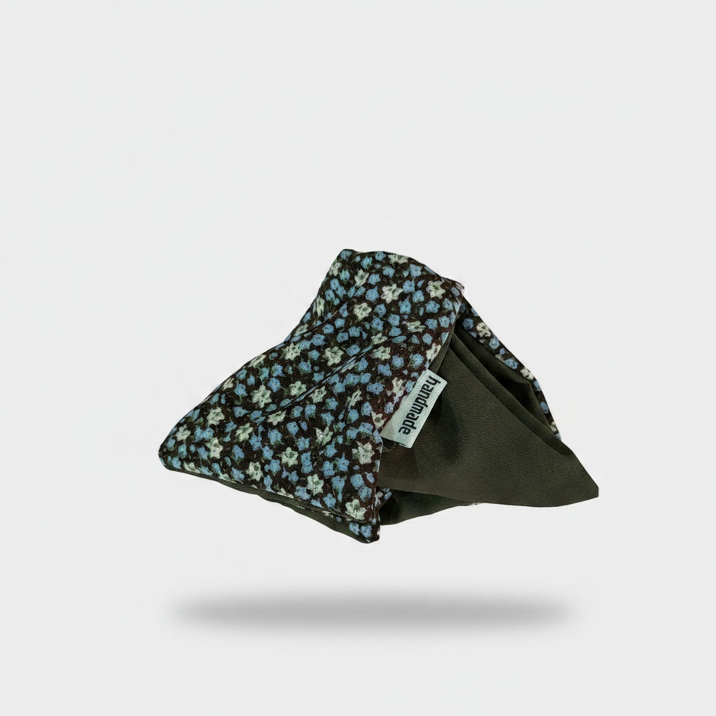 Floral Claw Hair Clip - Blue Blossom