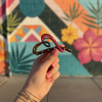 Colorful Snake Hair Claw Clip