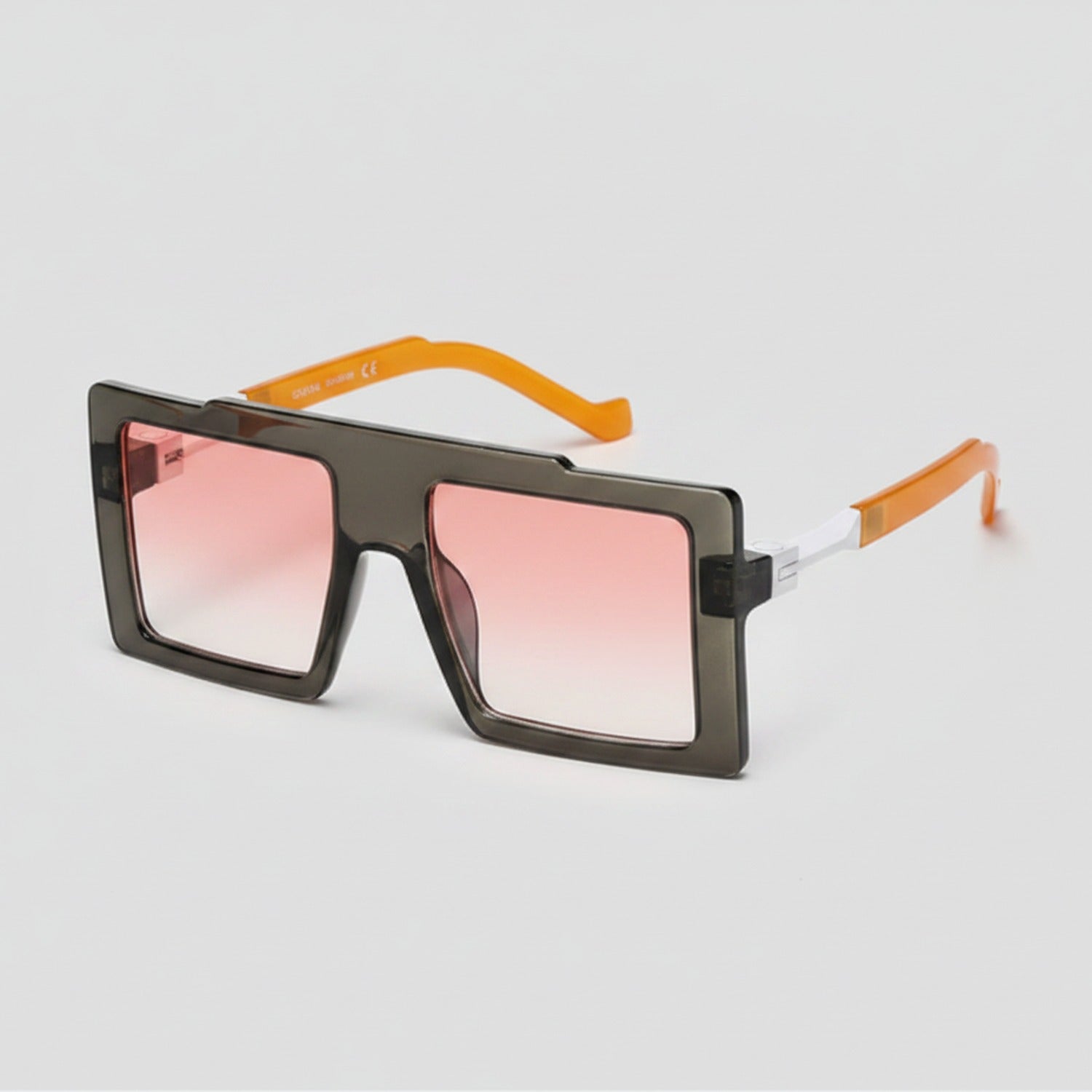 Square Oversized Gradient Pink Sunglasses