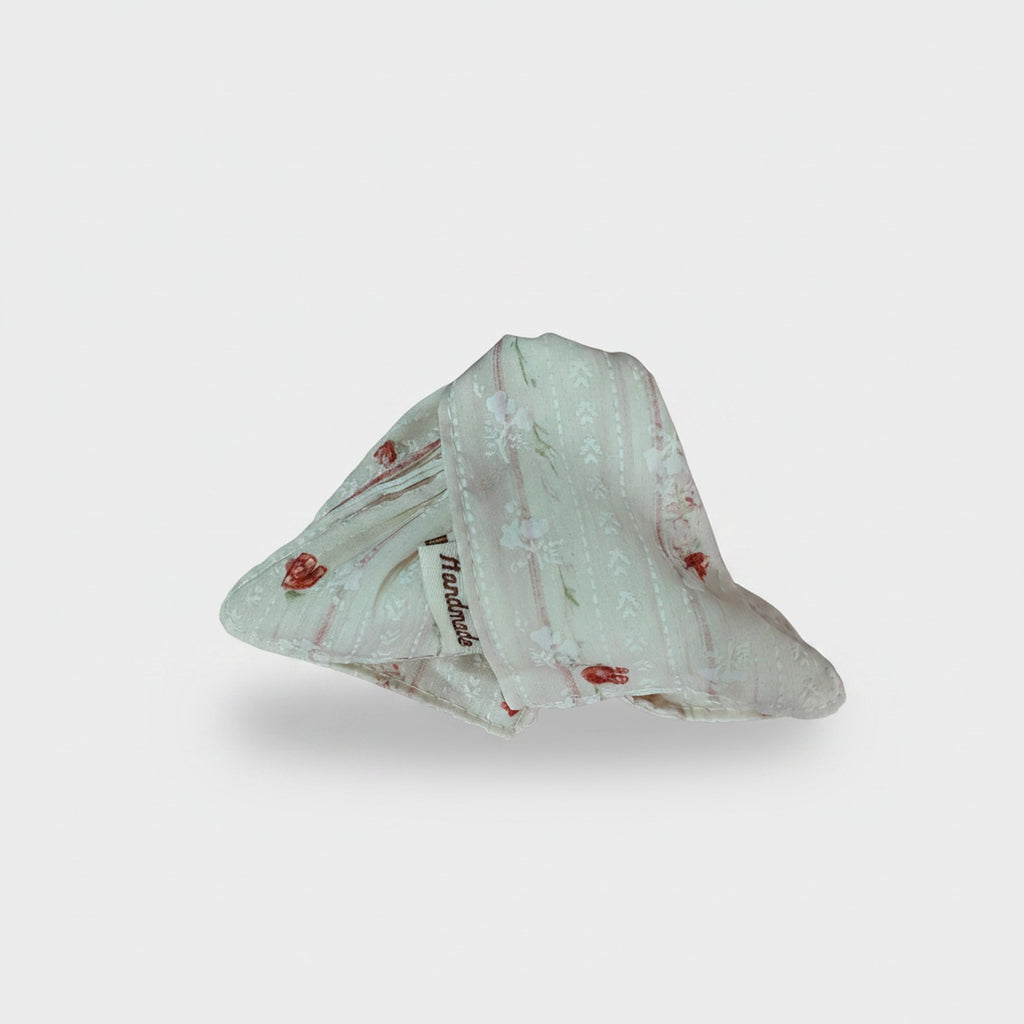 Floral Red Rose Hair Claw Clip