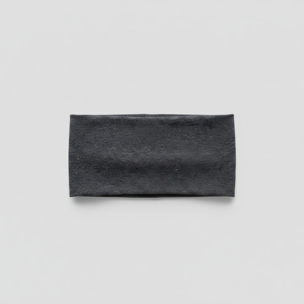Charcoal Grey Soft Fabric Headwrap Hairband