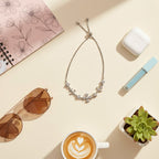 Rose Gold Celestial Star Charm Bracelet