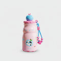 Pink Kawaii Apple Tumbler With Charm Strap