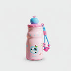 Pink Kawaii Apple Tumbler With Charm Strap