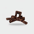 Leopard Print Bow Hair Claw Clip