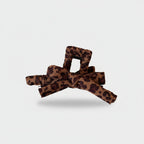 Leopard Print Bow Hair Claw Clip