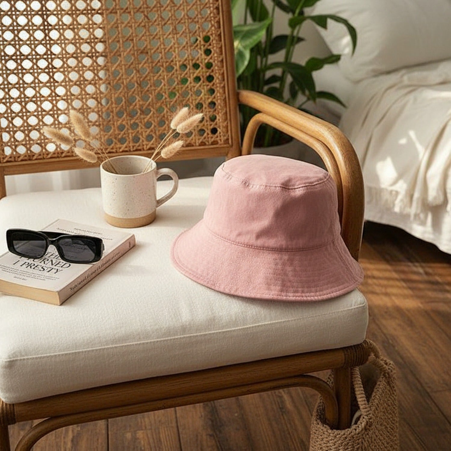 Pink Bucket Hat Classic Canvas