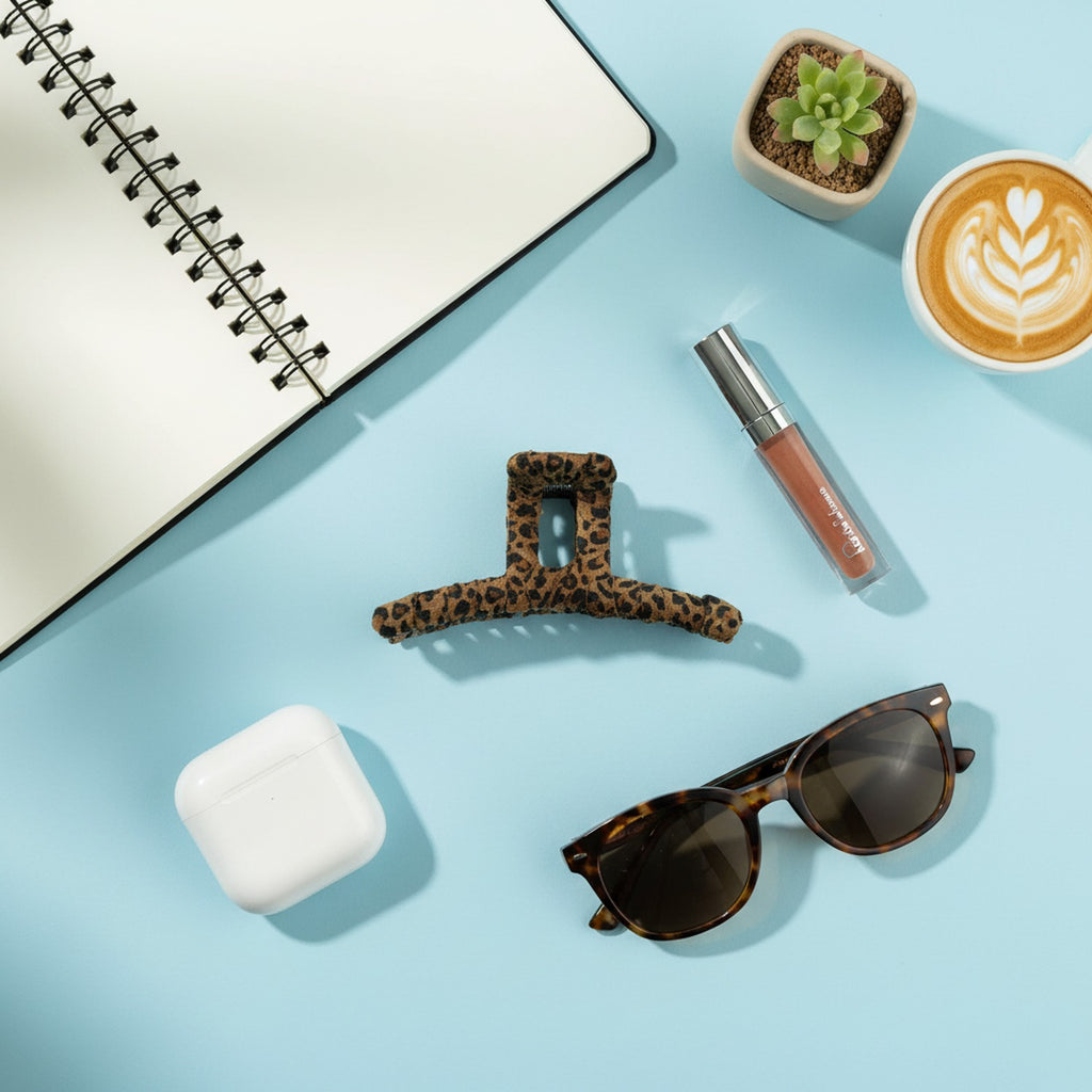 Leopard Print Claw Hair Clip