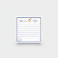 Rabbit Space Sticky Notes With Star Charm