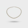 Pearl Beaded Necklace Cream Classic Strand