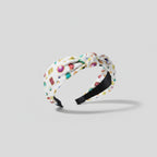 Colorful Gemstone Padded Headband With Jewels