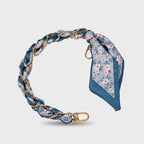 Chain Link Bracelet With Rose Charms - Blue Series Necklace 14/ (32cm) with Clear Clip
