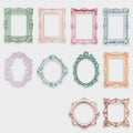 Ornate Decorative Picture Frame Set - Pastel Colors