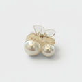 Pearl Butterfly Hair Claw Clip