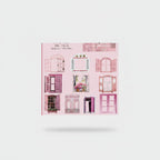 Pink Romantic Window Stationery Sticker Pack