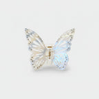 Iridescent Butterfly Rhinestone Hair Claw Clip