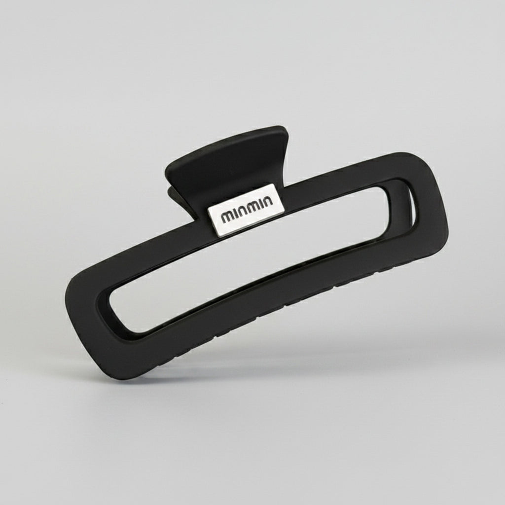 Black Minimalist Hair Claw Clip