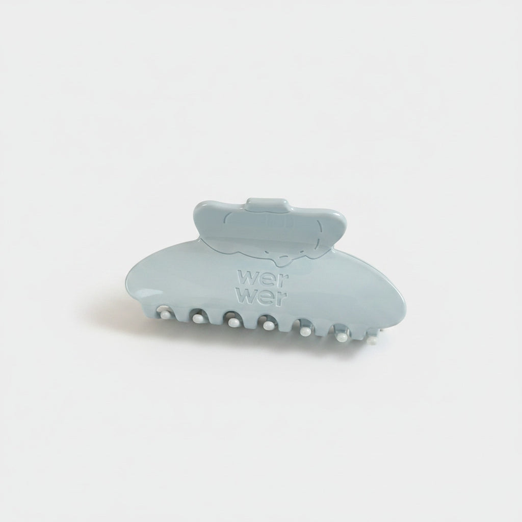 Blue Pearl Claw Hair Clip