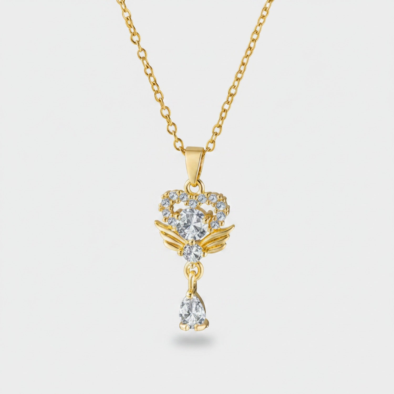 Pearl Shell Pendant Gold Chain Necklace