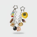 Star Charm Acrylic Keyring Collection Set