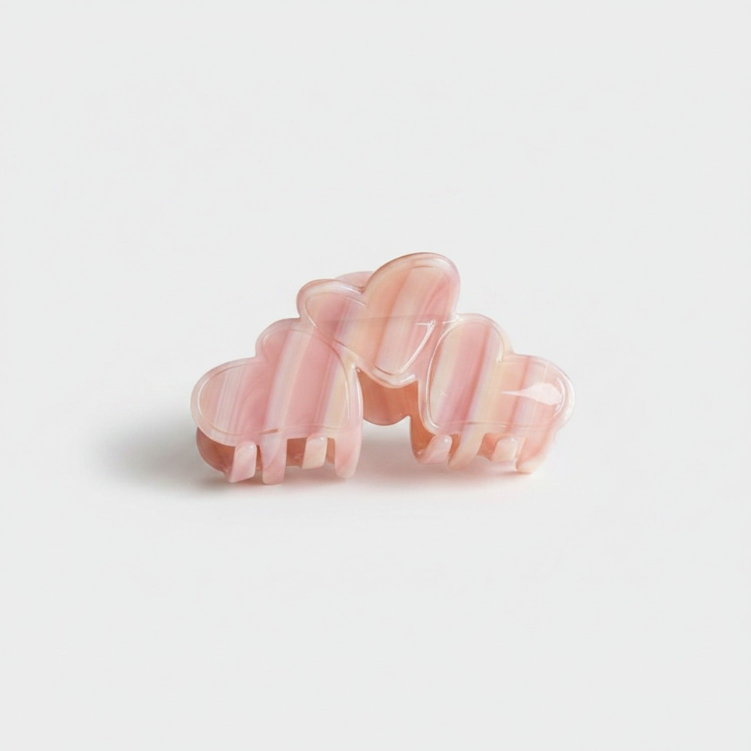 Pink Pearl Butterfly Hair Claw Clip