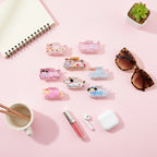 Cute Animal Beaded Hair Claws Set