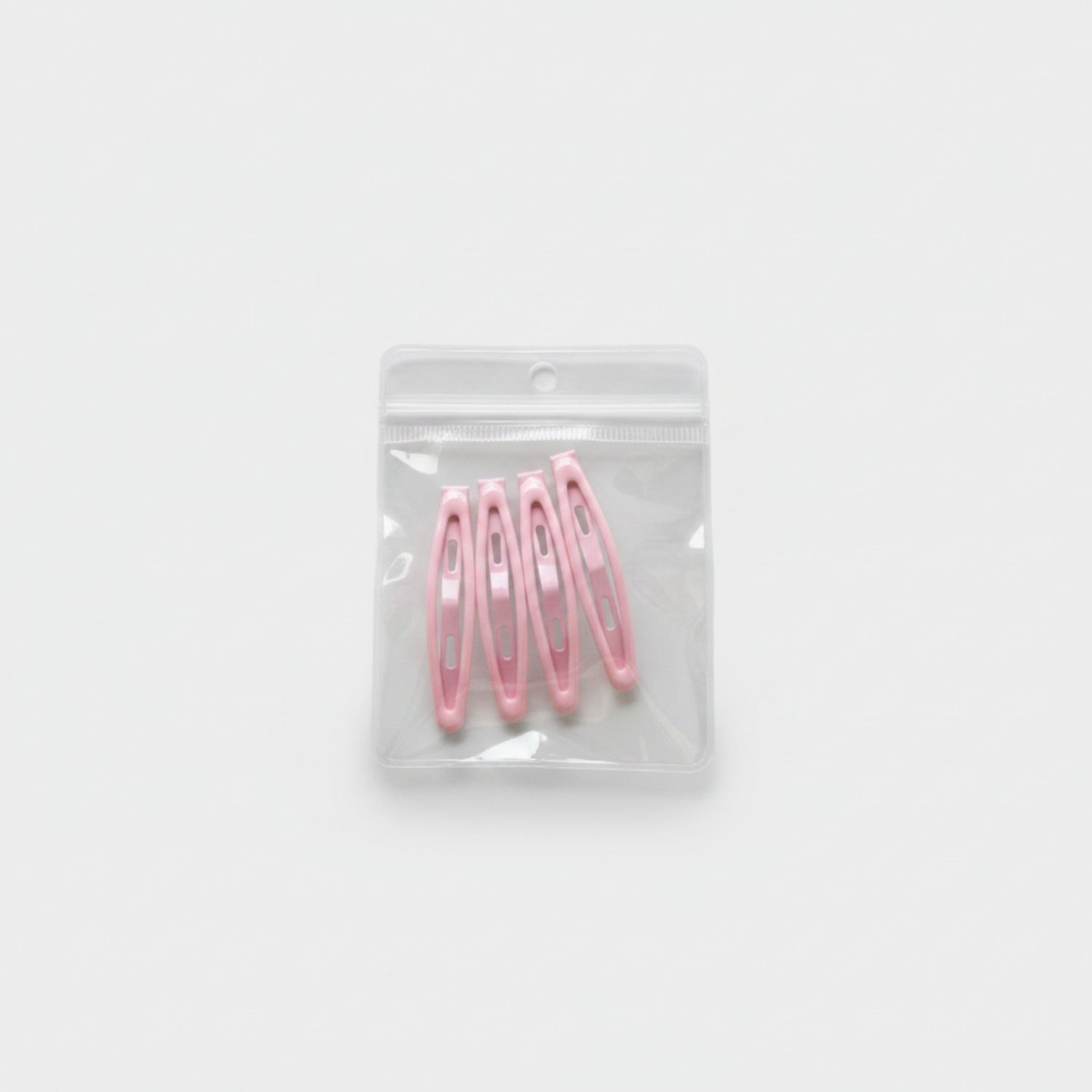 Minimalist BB Hair Clip Set Pink