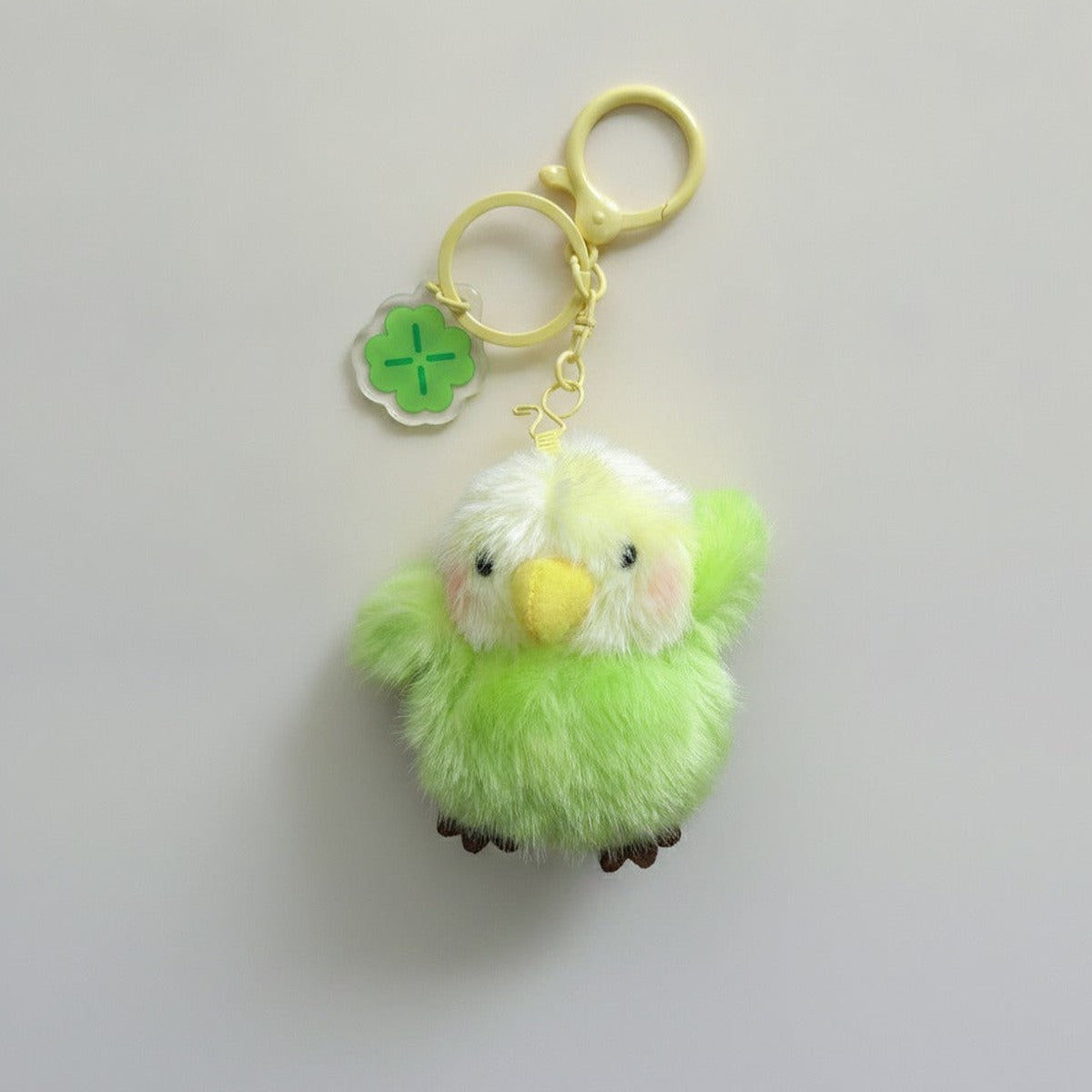 Cute Fluffy Bird Keychain – novelty & toys (view 1)