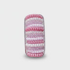 Spiral Hair Coil Set in Pink Tones Light Purple Mix