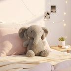 Soft Gray Plush Elephant Stuffed Animal