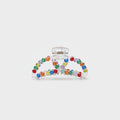 Colorful Beaded Crystal Hair Claw Clip
