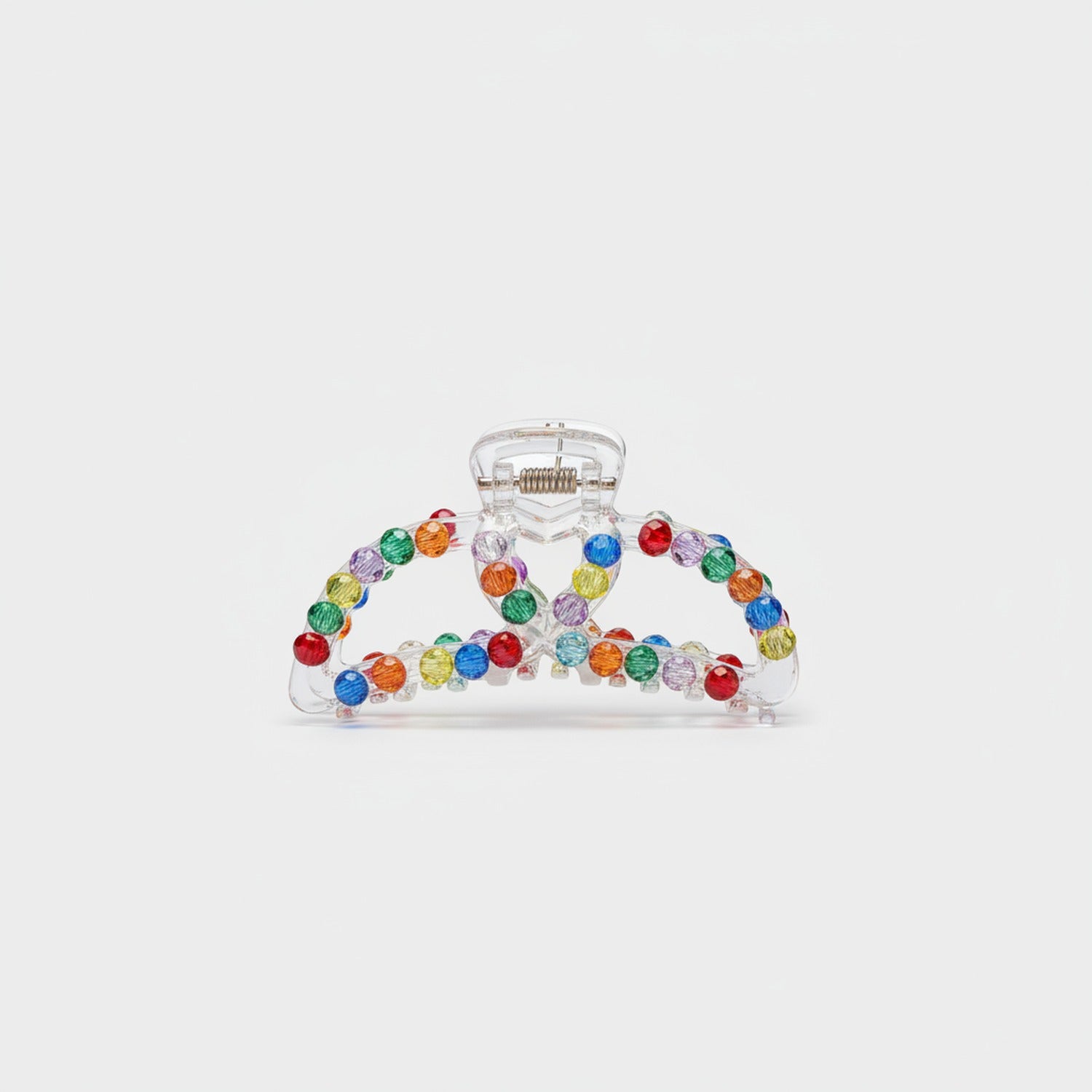 Colorful Beaded Crystal Hair Claw Clip