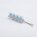 Mini Mechanical Keyboard Keychain - Blue Switch
