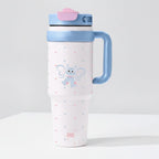 Butterfly Polka Dot Insulated Tumbler With Handle – novelty & toys (view 1)