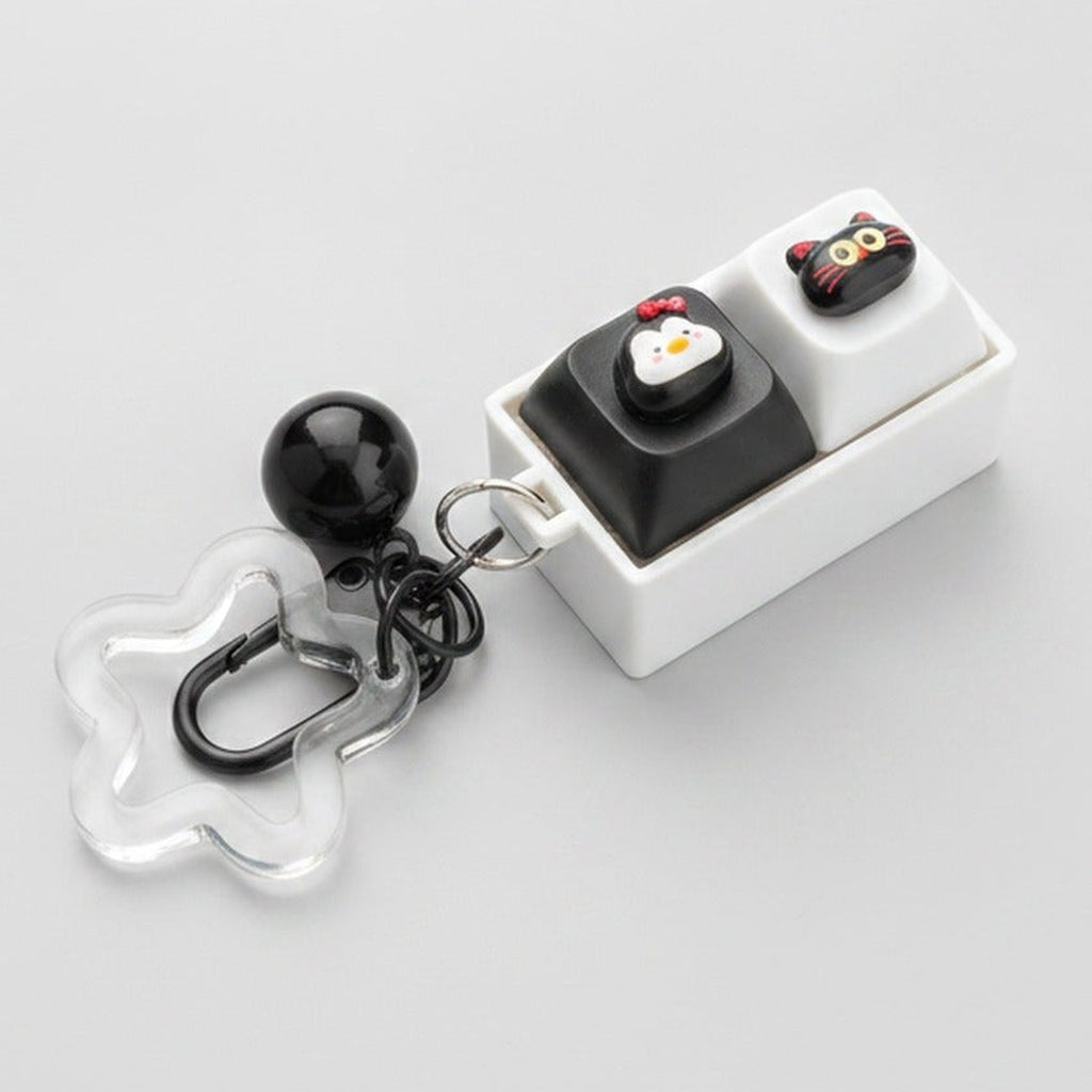 Cute Critter Keychain Set - Two Charm Mix