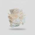 Pearl Beaded Cream Hair Claw Clip