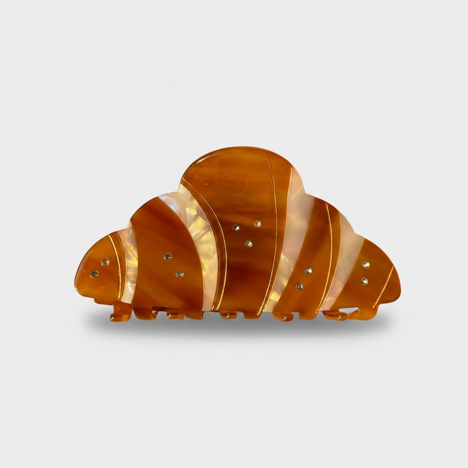 Tortoiseshell Rhinestone Hair Claw Clip Set