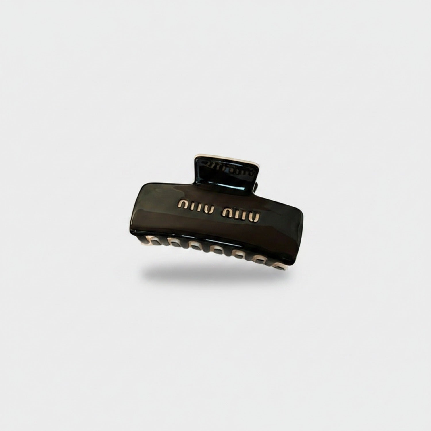 Black Minimalist Hair Claw Clip