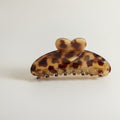 Tortoise Shell Heart Design Hair Claw Clip – hair accessories (view 1)