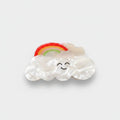 Cloud Rainbow Pearl Hair Claw Clip