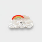 Cloud Rainbow Pearl Hair Claw Clip